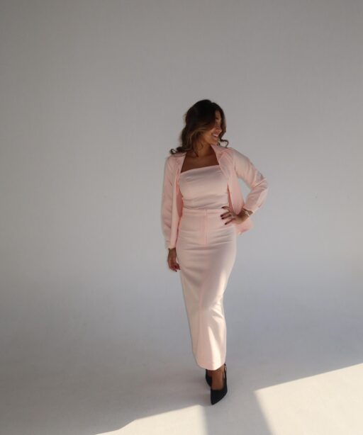 Baby Pink Three-Piece Set