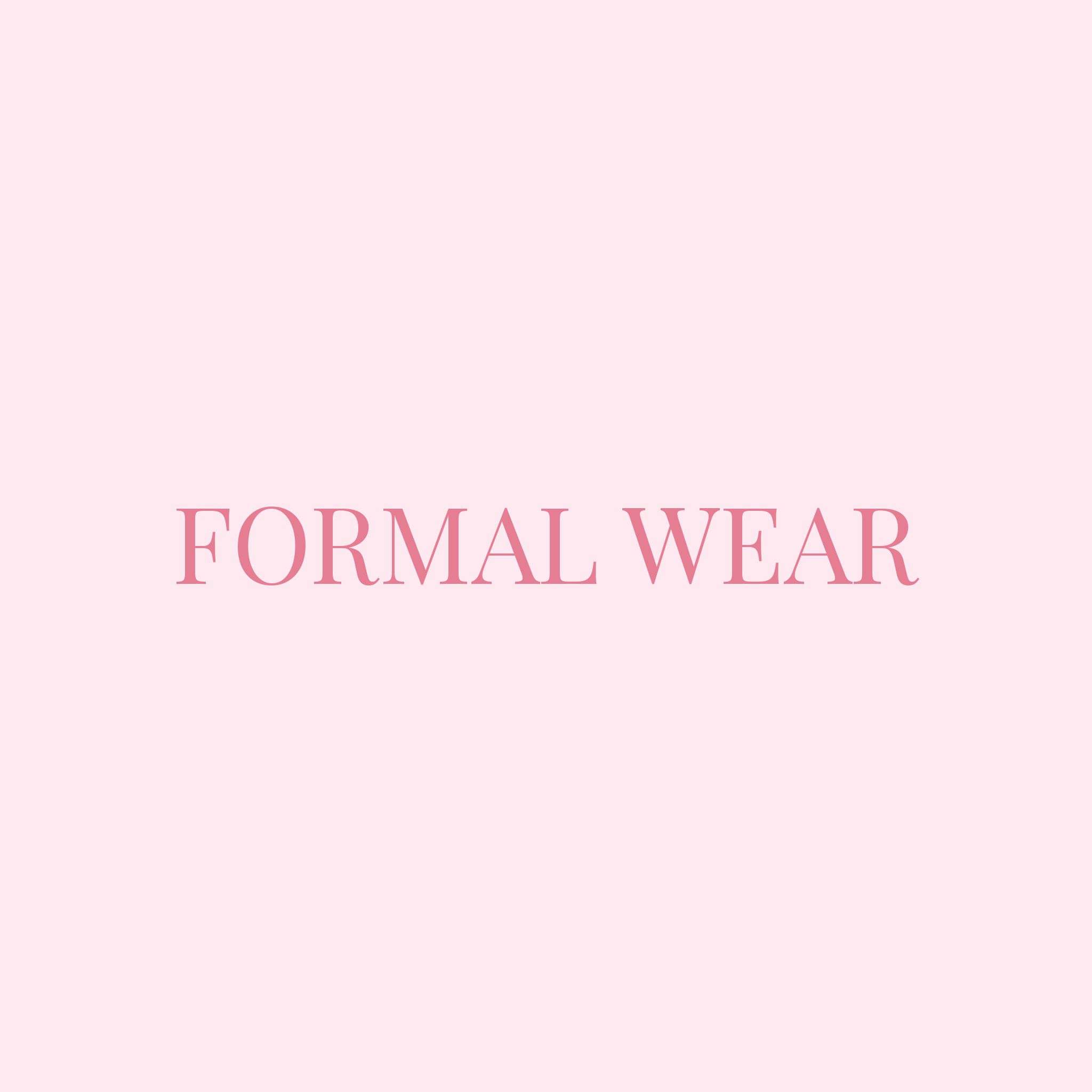 Formal Wear